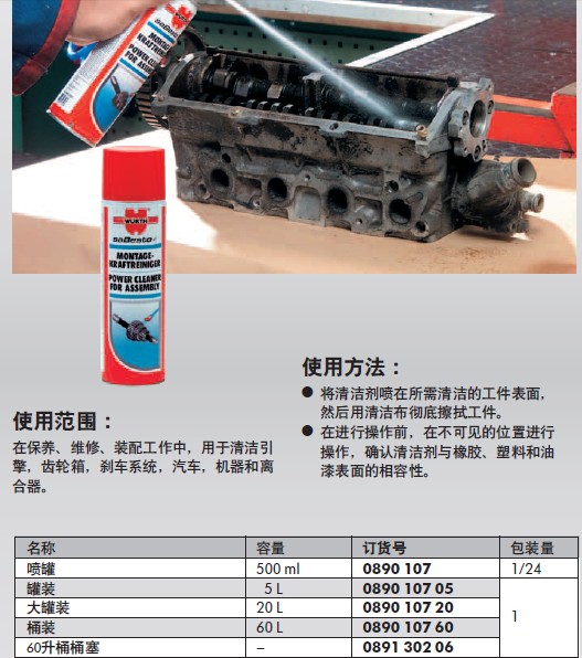 強(qiáng)力維修清潔劑