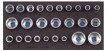吉多瑞套筒套裝1/2‘裝入1/3CT工具模塊2322331