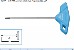 吉多瑞帶T型手柄的螺絲刀用于凹T0RX螺絲6365920