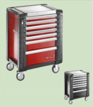FACOM JET系列7抽屜工具車(chē)-每個(gè)抽屜3個(gè)模塊JET.7GM3