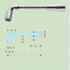 FACOM 76-公制12X6角開放式套筒扳手76.10